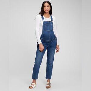 NWOT Maternity Denim Overalls